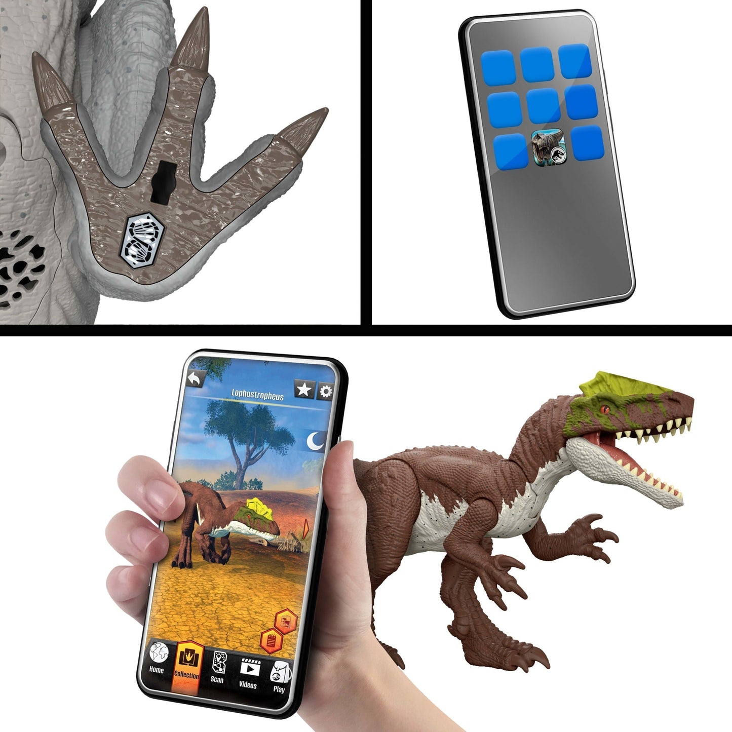 Jurassic World Dinossauro de Brinquedo Rebirth Rugido Selvagem Maiasaura